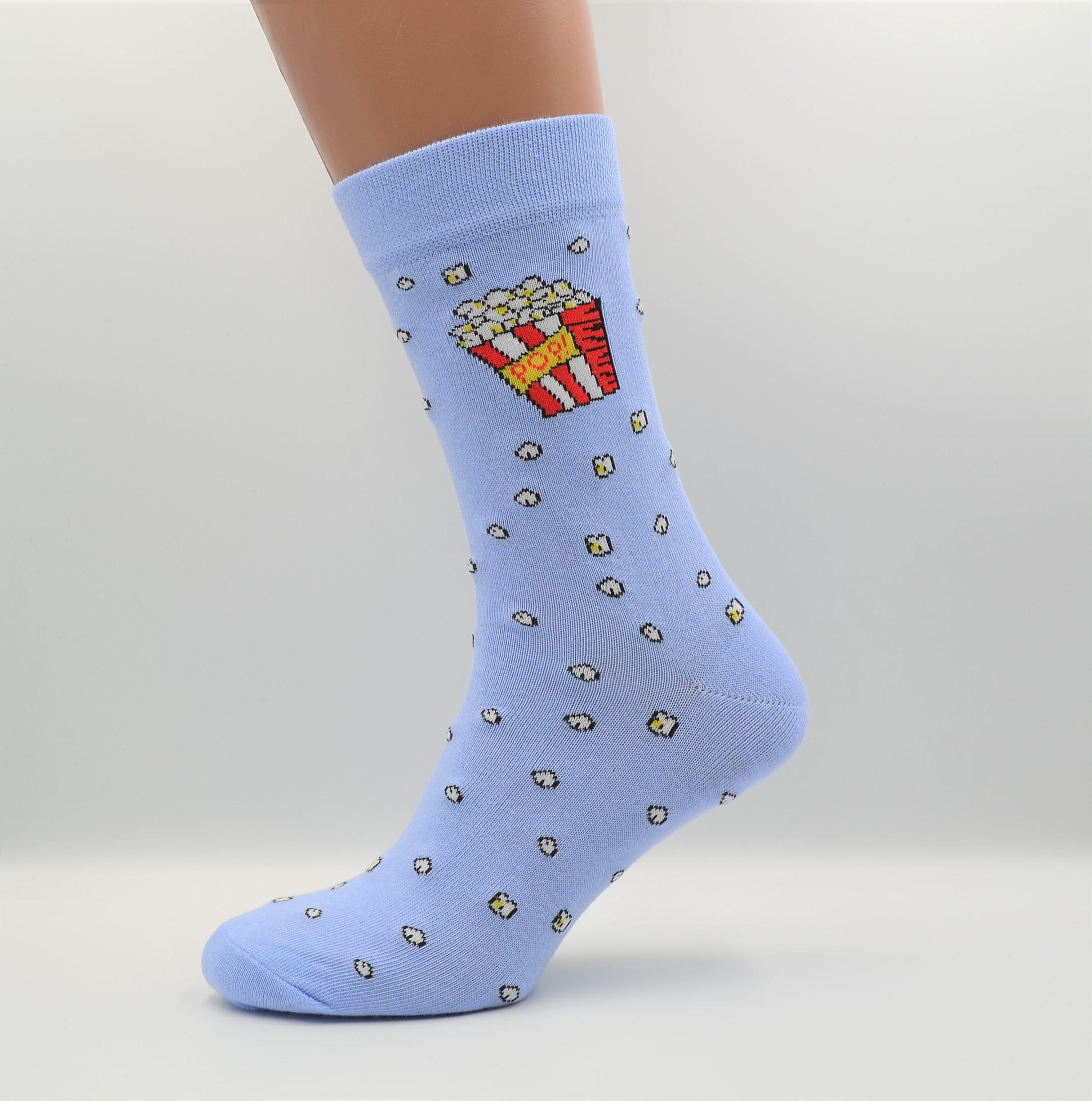 Носки мужские демисезонные Легка хода 6400 классические р. 25 Светло-голубой