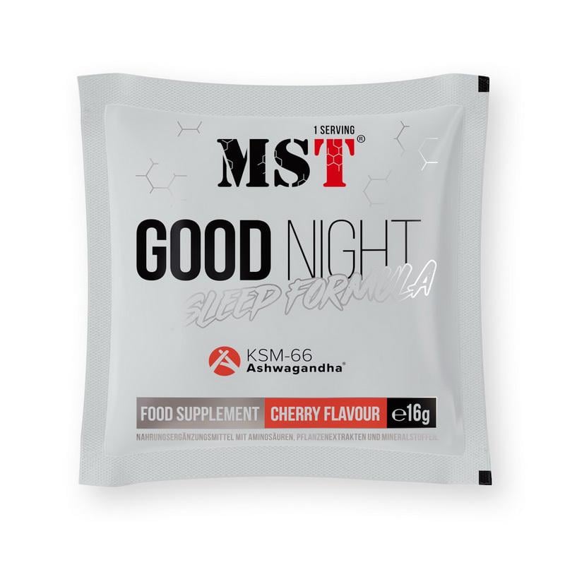 Комплекс для сна в саше с GABA и ашвагандой KSM-66 MST Good Night Sleep Formula 16 г Вишня