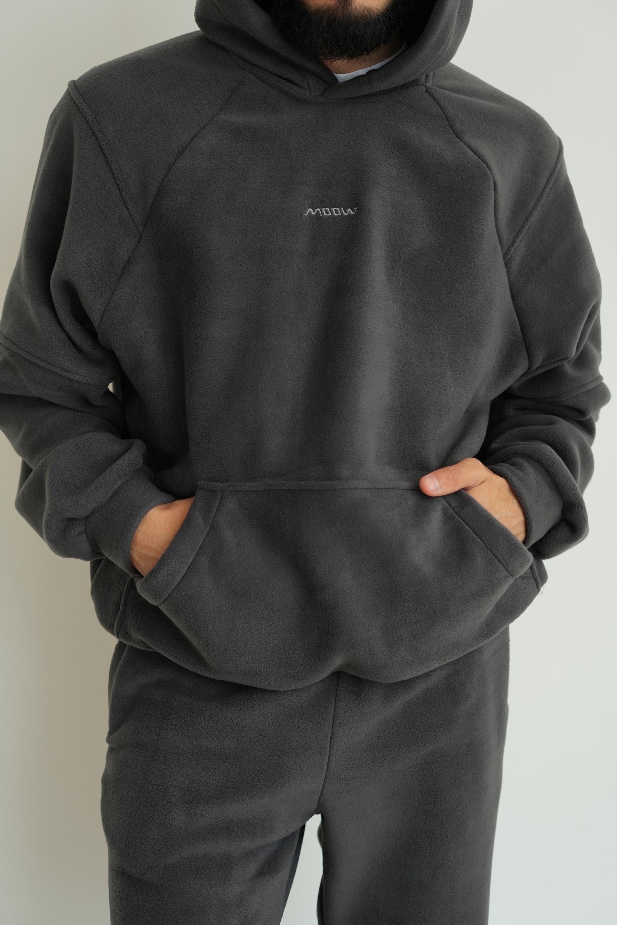 Костюм мужской флисовый BASE 3XL Графит (10205XXXLm) - фото 7 Костюм мужской флисовый BASE 3XL Графит (10205XXXLm) - фото 7