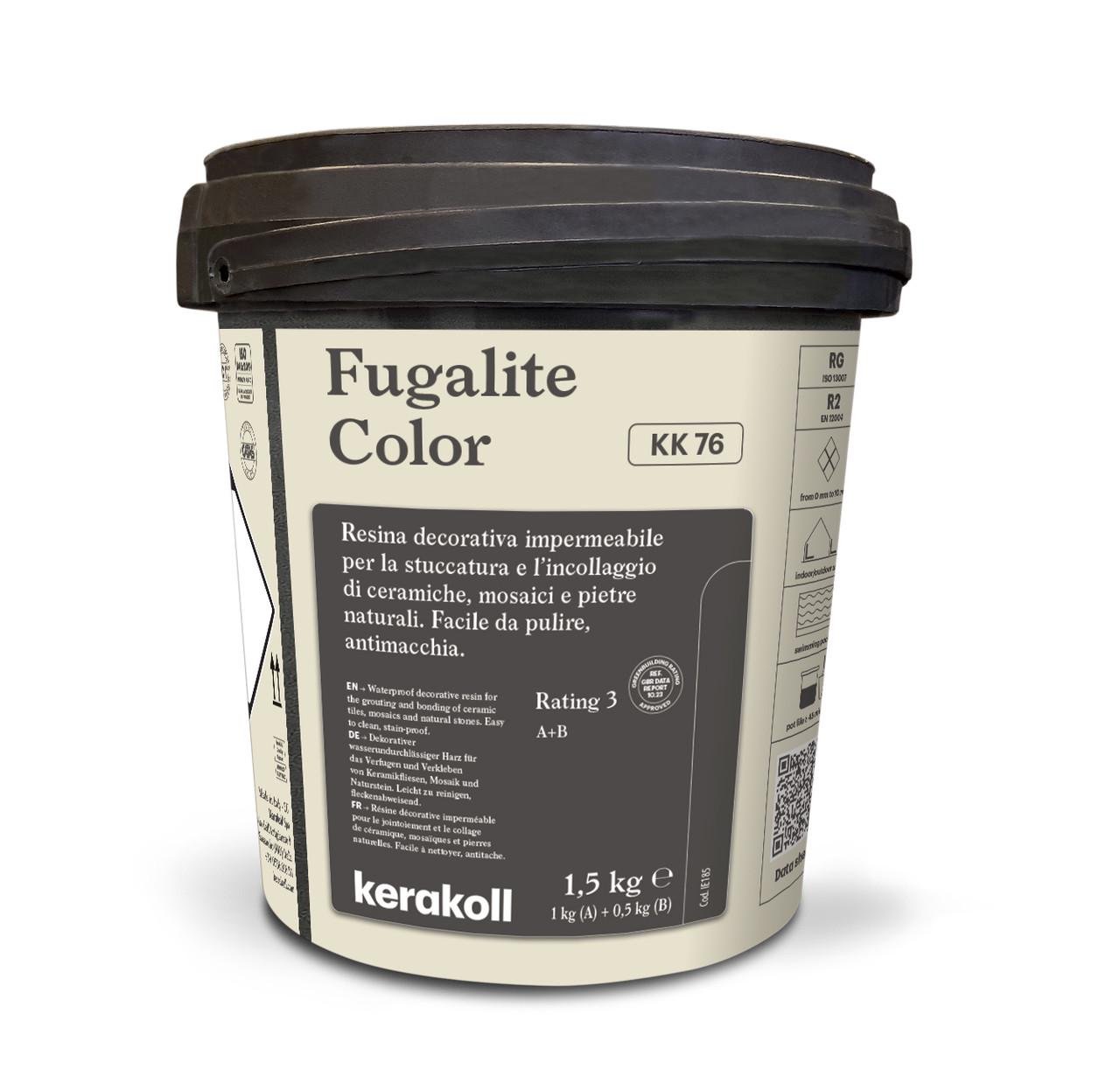 Затирка эпоксидная Kerakoll Fugalite Color 1,5 кг Светло-бежевый (KK76) Затирка эпоксидная Kerakoll Fugalite Color 1,5 кг Светло-бежевый (KK76)