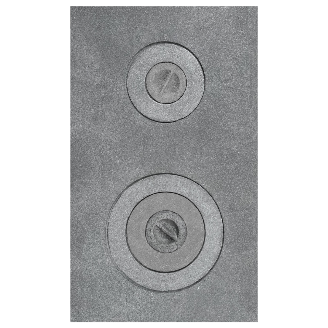 Плита чугунная для печи двухконфорочная ПД-3 710х410 мм