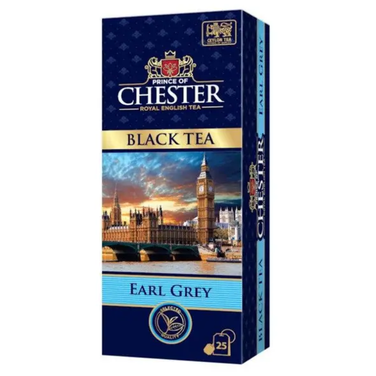 Чай черный CHESTERFIELDS Earl Grey 25 пакетиков (2313755759)