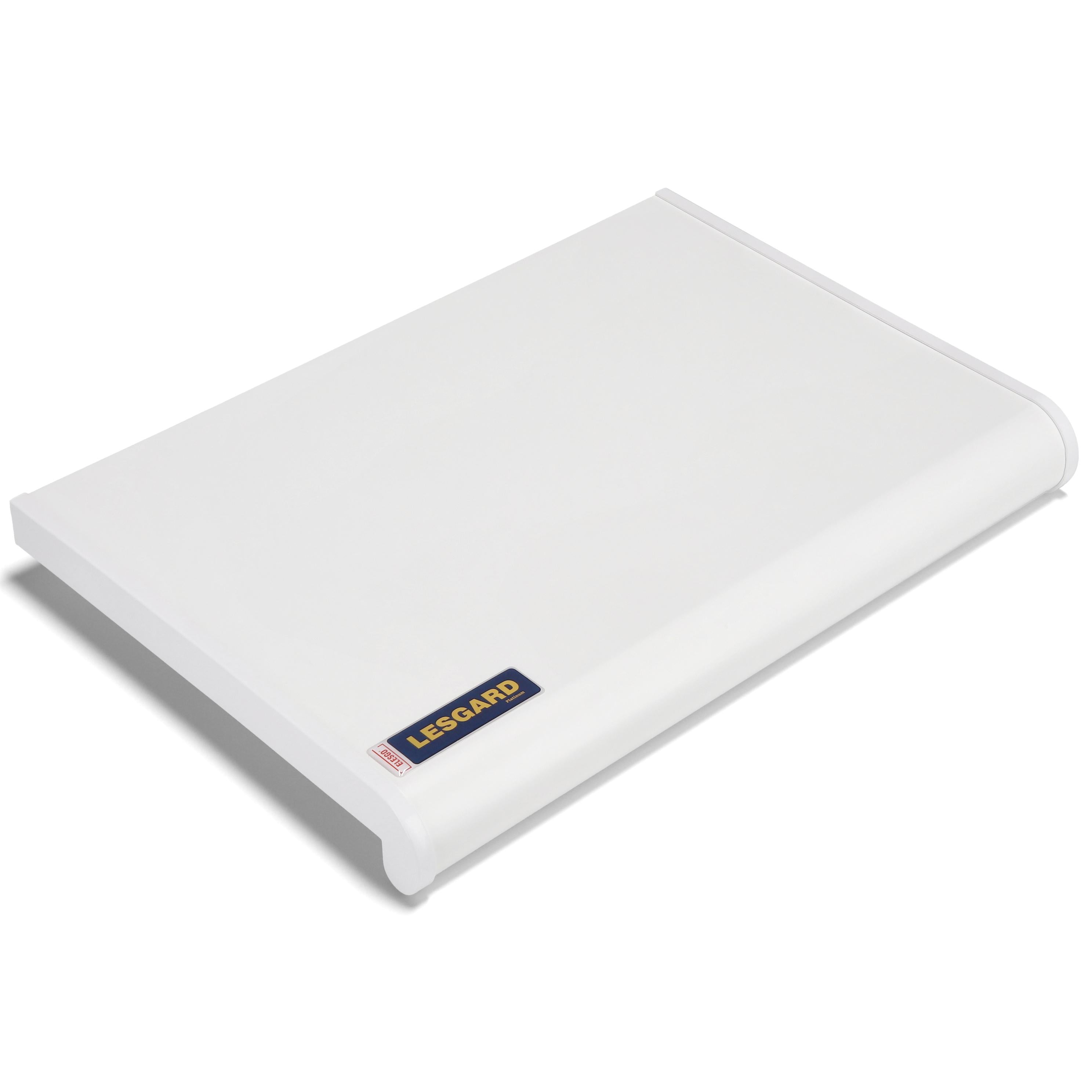 Подоконник отрезной LESGARD белый матовый ПВХ 100 мм