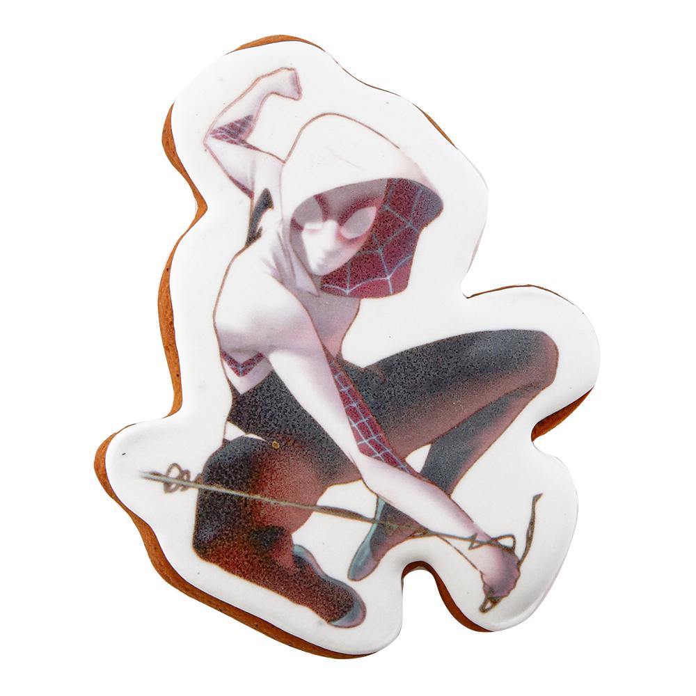 Пряник с принтом Крафт печиво Человек-паук Вокруг вселенной Гвен №2 45 г