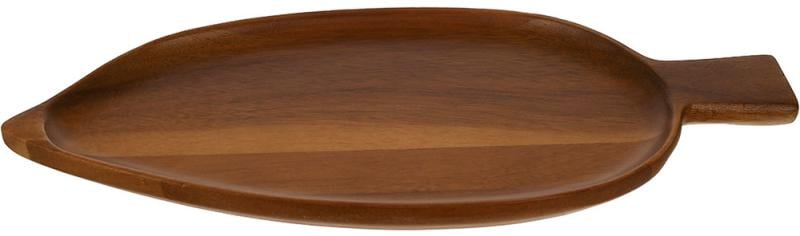 Блюдо деревянное Rock с ручкой 32х14 см