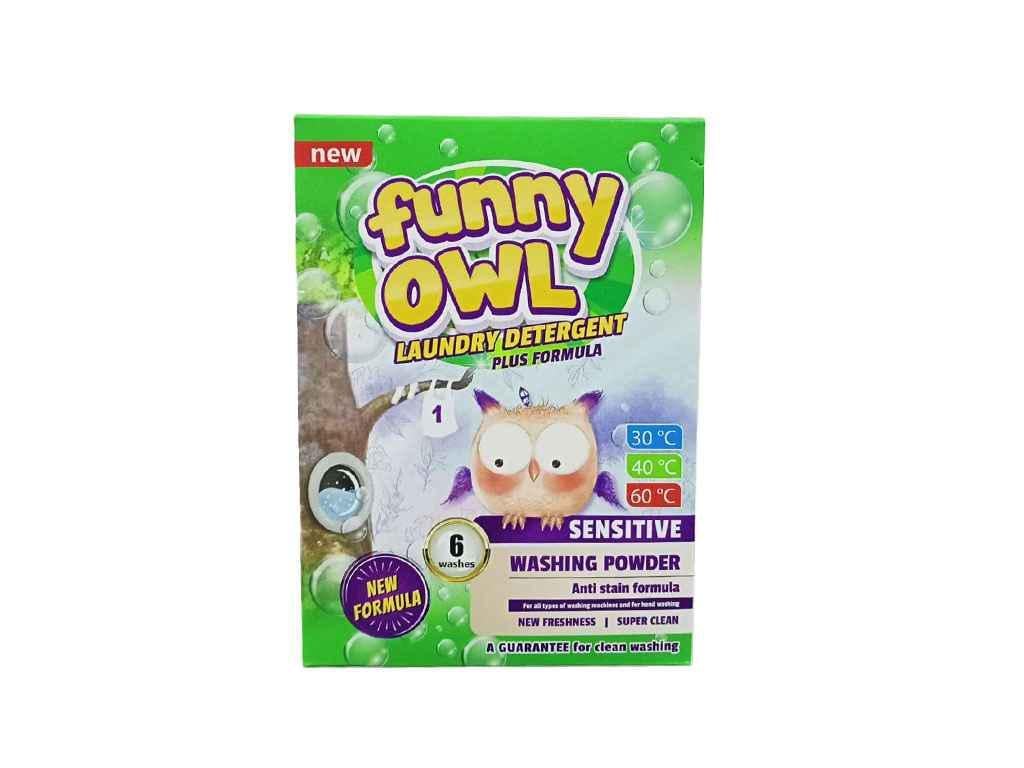 Стиральный порошок Funny Owl автомат детский SENSITIVE 420 г (891592)