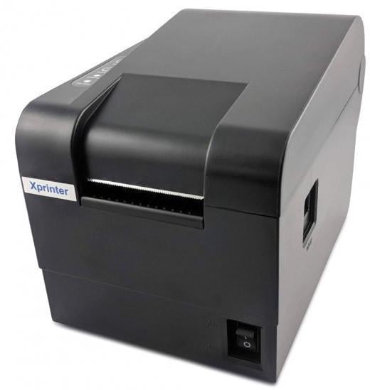 Термопринтер етикеток і чеків Xprinter XP-235B 60 мм Чорний (018143) - фото 1