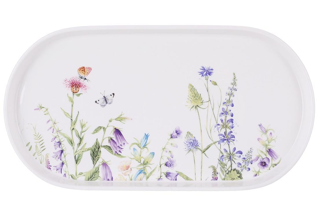 Блюдо BonaDi Floral фарфоровое 30,5х16 см (K031)
