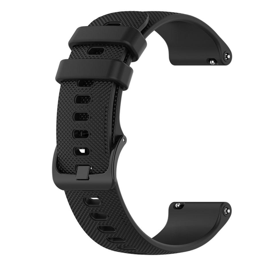 Силиконовый ремешок Primolux для смарт-часов Garmin Vivoactive 4S Black (1392176065)