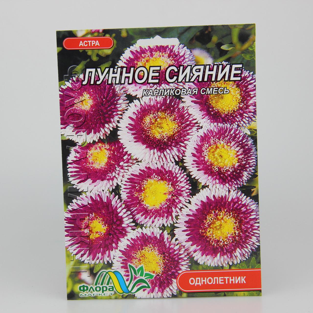 Семена Астра помпонная Лунное сияние карликовая смесь фермерский пакет (27332) Семена Астра помпонная Лунное сияние карликовая смесь фермерский пакет (27332)