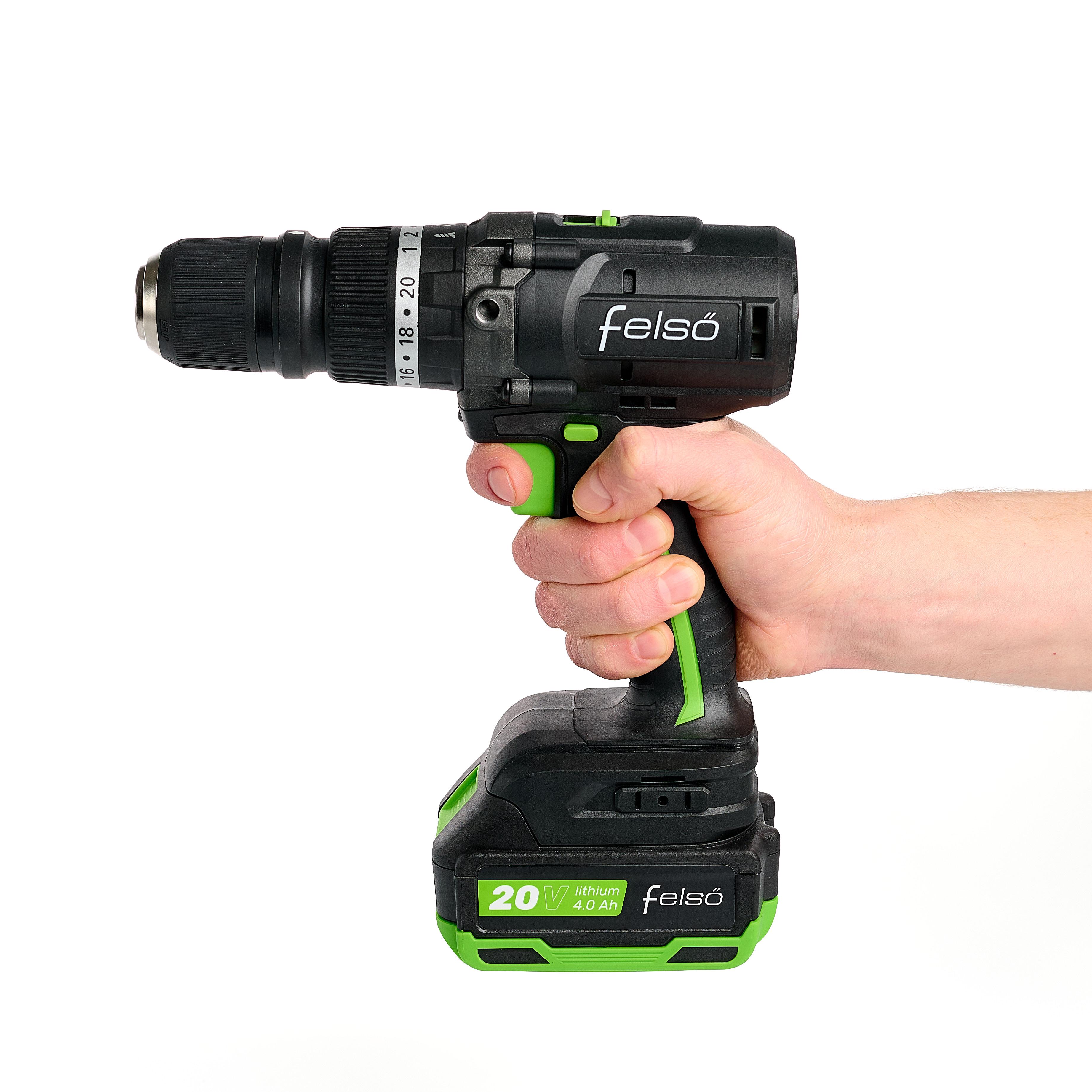 Дрель-шуруповерт аккумуляторный Felso CD2040IQBL (25457293) - фото 4 Дрель-шуруповерт аккумуляторный Felso CD2040IQBL (25457293) - фото 4