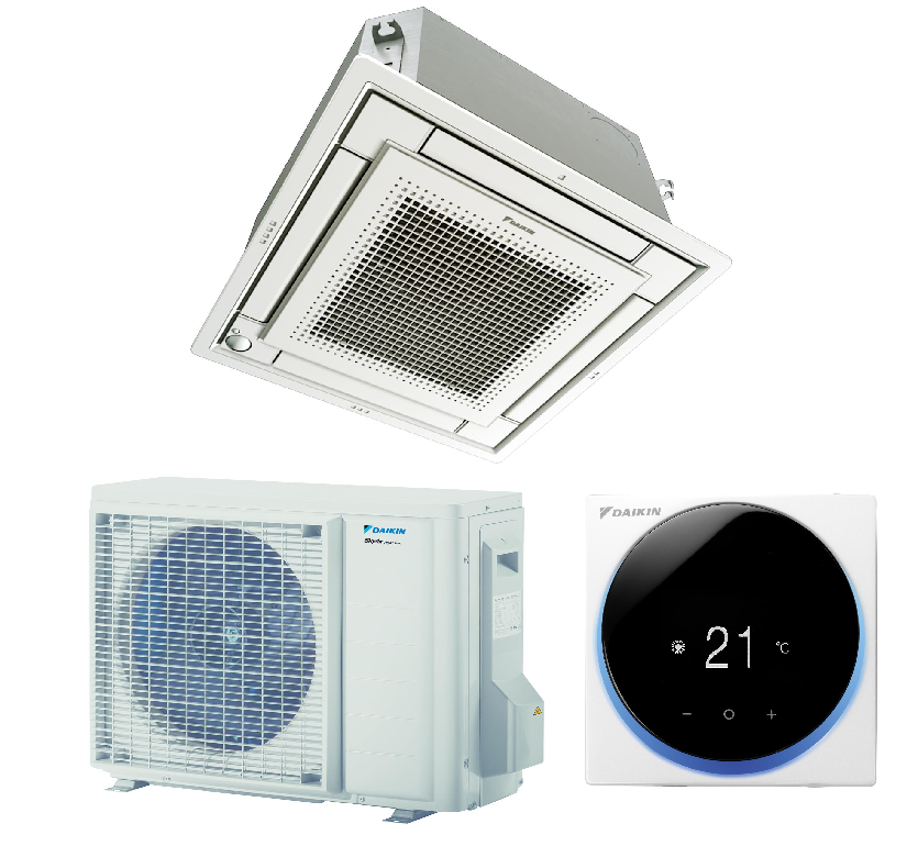 Кондиционер полупромышленный Daikin Sky Air кассетный FFA60A9/RZAG50B