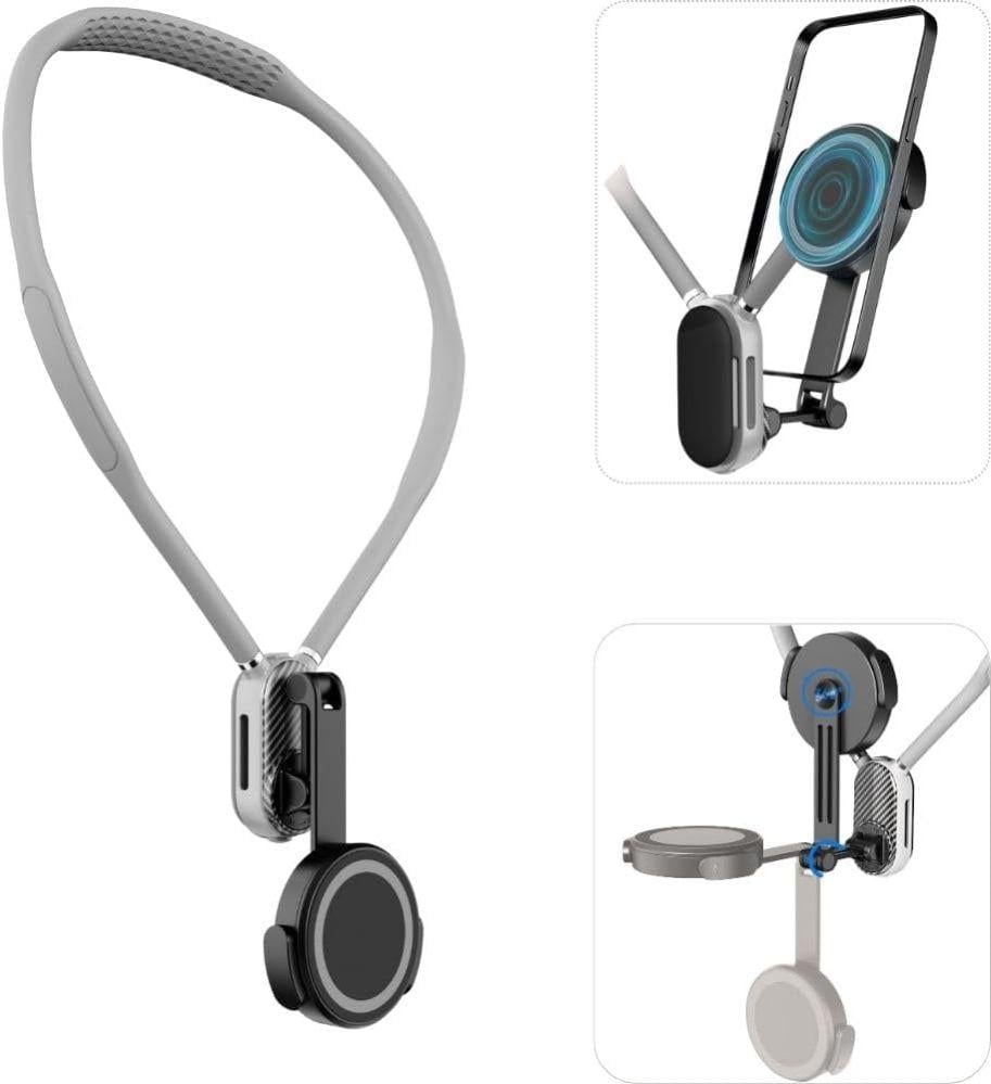Тримач багатофункціональний Funsnap SCS-NH001 магнітний на шию для смартфона (epic2246) - фото 2