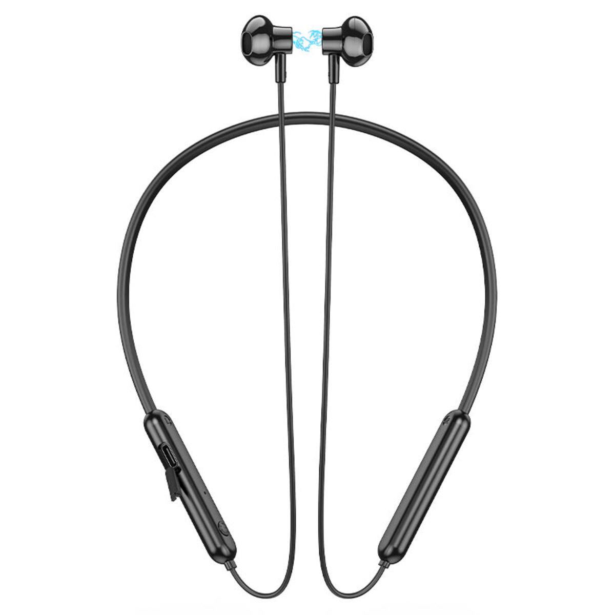 Навушники бездротові HOCO ES67 Perception neckband BT5,3 earphones 130 mAh Black (6942007602396) - фото 3