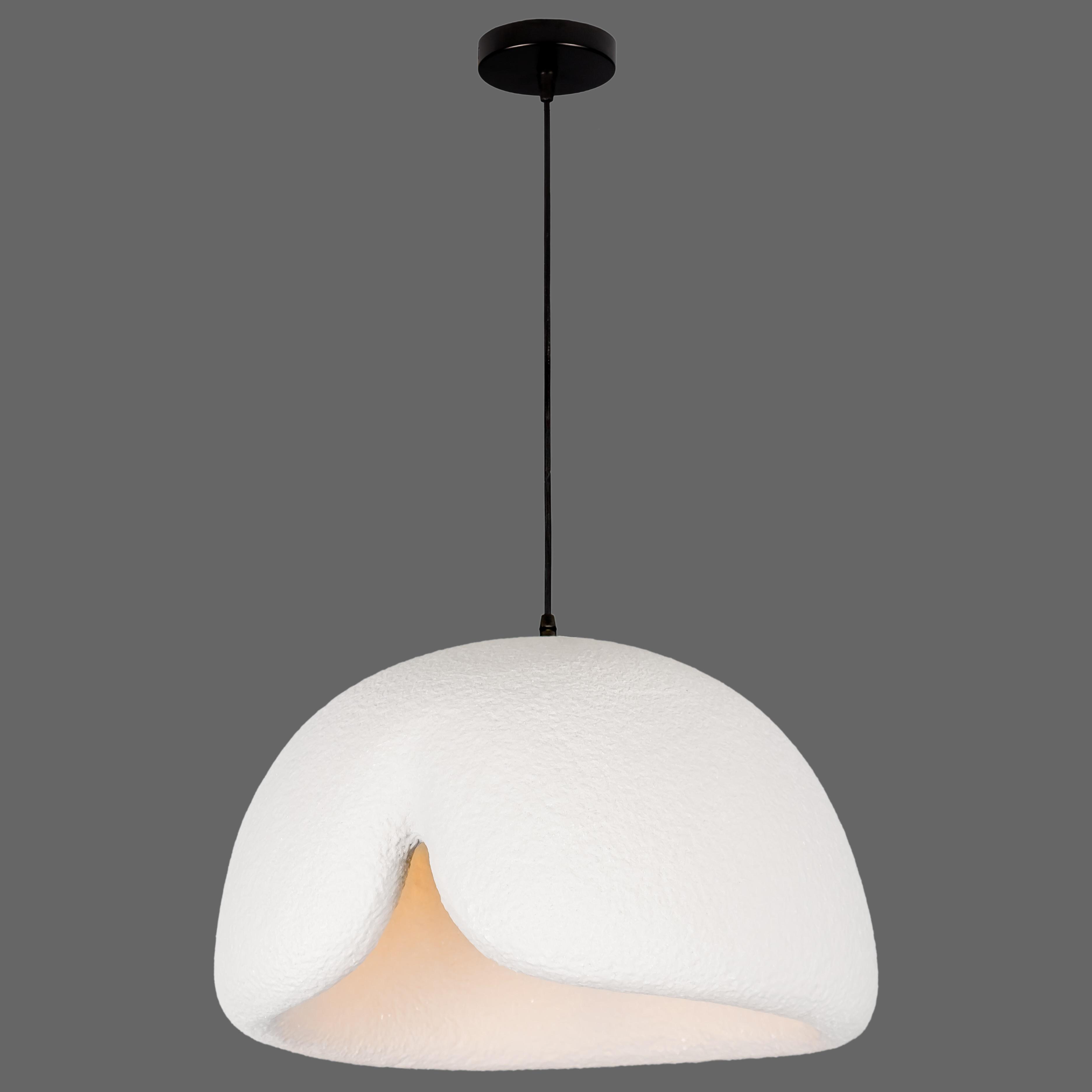 Люстра гипсовая Wabi-Sabi 43 см Серый (909-XL3620 (430) GREY)
