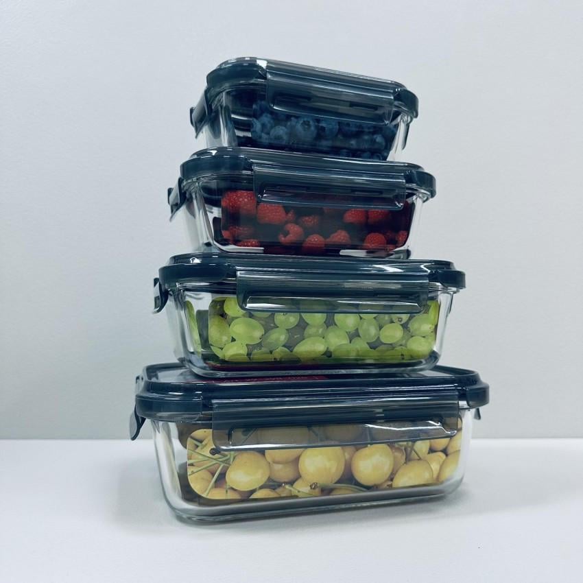 Набір контейнерів Krauff Artglas 29-298-025/29-298-026/29-298-027 400/600/1000/1500 мл (2557866087)