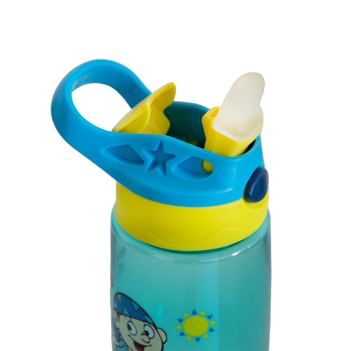 Бутылка для воды с трубочкой детская Baby bottle LB 400 500 мл Синий (1009689-LightBlue) - фото 4