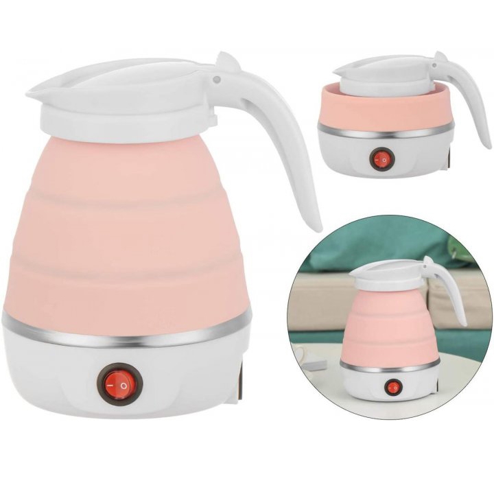 Электрочайник Travel Folding складной 500 мл 600 Вт Pink (tf5866) - фото 2 Электрочайник Travel Folding складной 500 мл 600 Вт Pink (tf5866) - фото 2