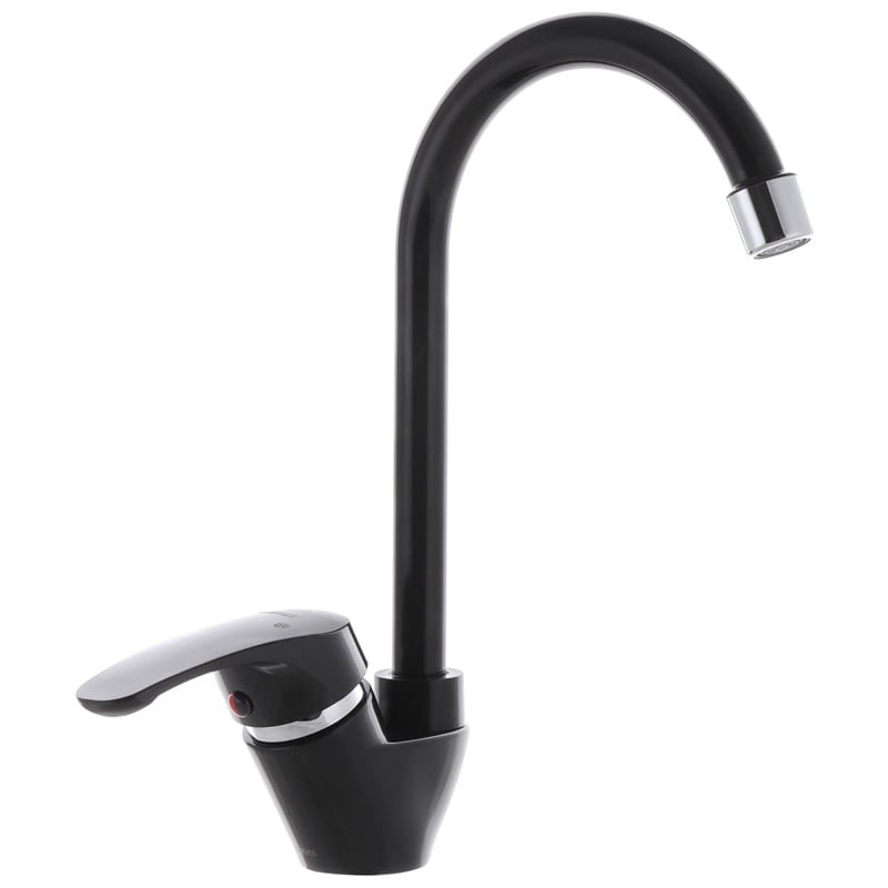 Змішувач для кухні PLAMIX Afina-011 Чорний PM0579