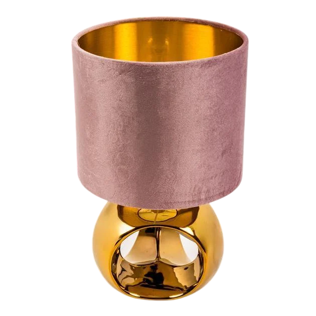 Настольная лампа Sirius FH4721S-gold с керамическим основанием и абажуром Е27 IP20 Золотой (28687809)