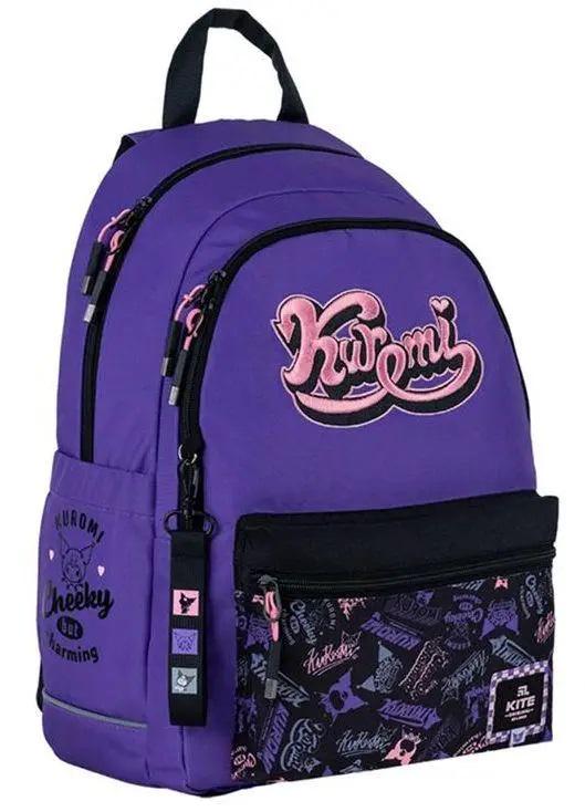 Школьный рюкзак KITE Education teens HK24-2575M Kuromi с ортопедической спинкой (994402)