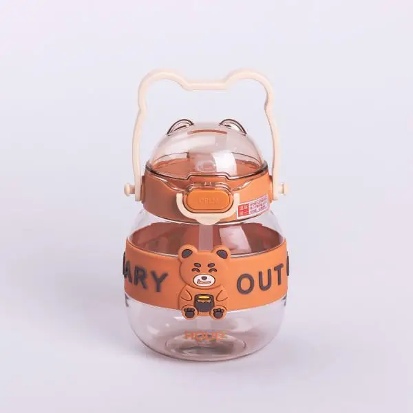 Пляшка для води дитяча з трубочкою з ручкою та ремінцем 580 мл (6755) - фото 2 Пляшка для води дитяча з трубочкою з ручкою та ремінцем 580 мл (6755) - фото 2