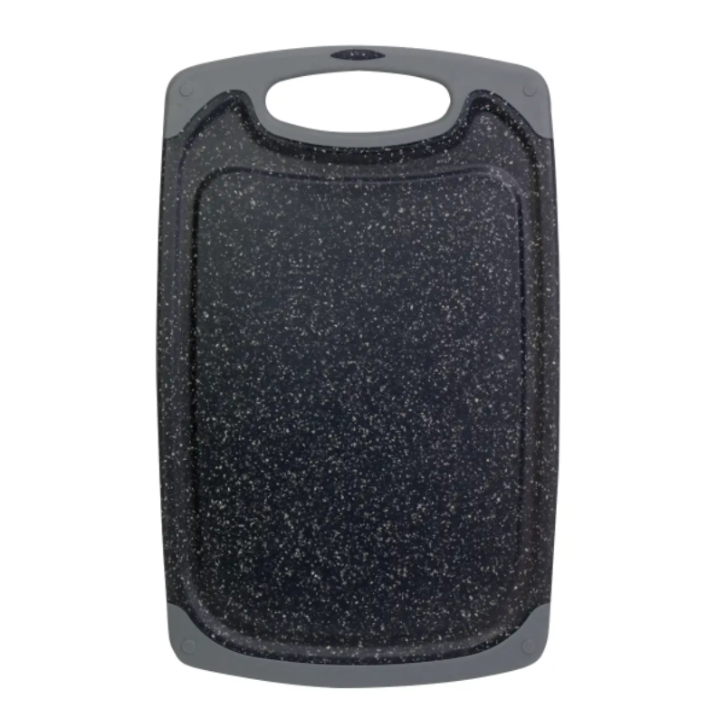 Доска разделочная Kamille KM-10058A 31,5х20х0,8 см пластиковая Серый мрамор (NA001625)