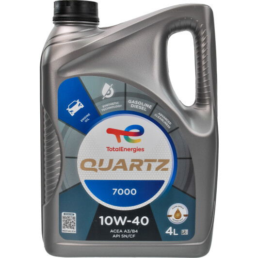 Моторное масло Total Quartz 7000 A3/B4 SN/CF 10W-40 4 л (148593)