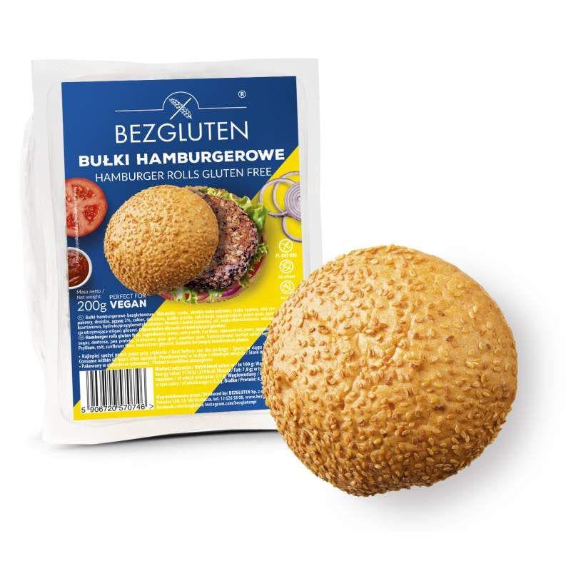 Булочки без глютена Bezgluten для гамбургеров 200 г (5906720570746)