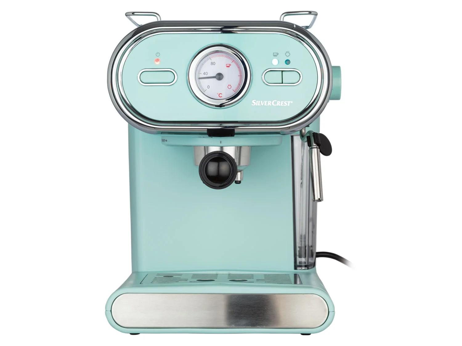 Кавоварка еспресо Silver Crest Kitchen Tools SEM 1100 D3 Пастельний м'ятний (70228862) Кавоварка еспресо Silver Crest Kitchen Tools SEM 1100 D3 Пастельний м'ятний (70228862)