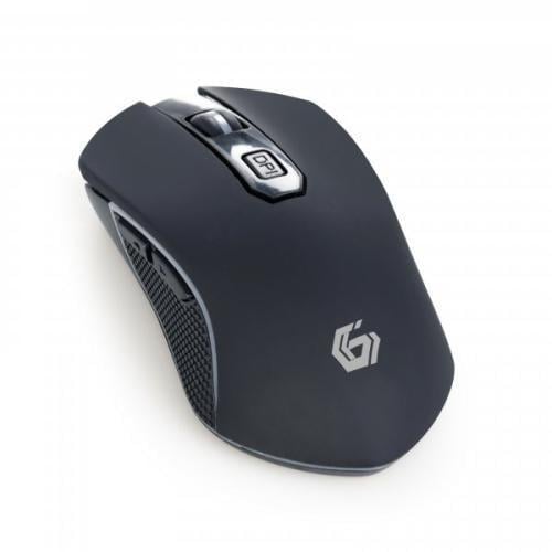 Компьютерная мышка беспроводная Gembird MUSGW-6BL-01 RGB-подсветка 3200 dpi USB 400 мАч Черный (2881183668)
