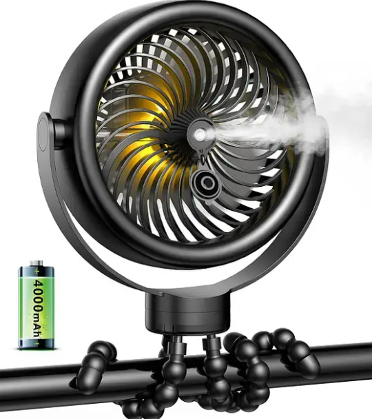 Вентилятор для путешествий Momcozy с гибким штативом