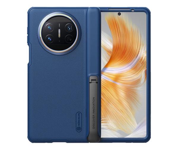 Чехол накладка Nillkin Super Frosted Shield Fold для Huawei Mate X3 Синий