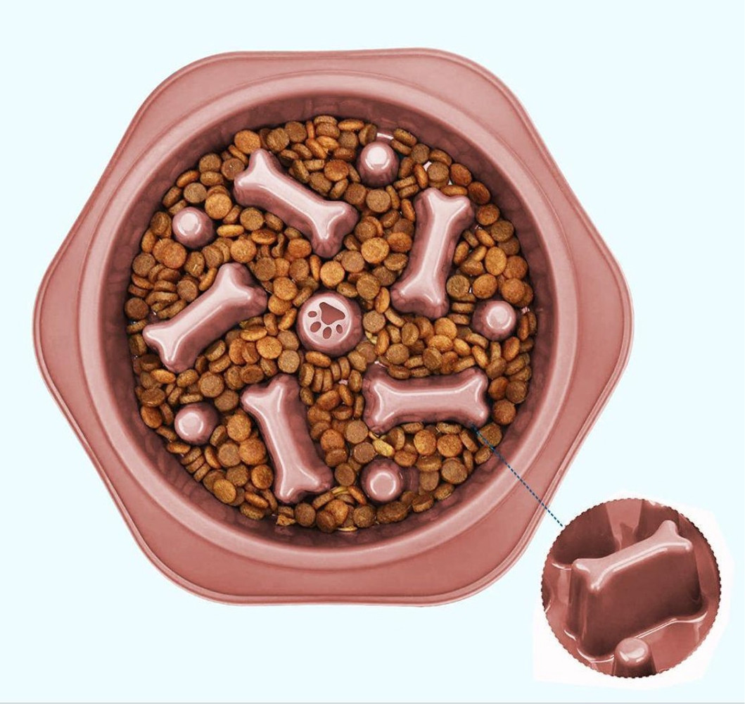 Миска-лабіринт для повільного годування пластик 24x5 см - фото 5 Миска-лабіринт для повільного годування пластик 24x5 см - фото 5