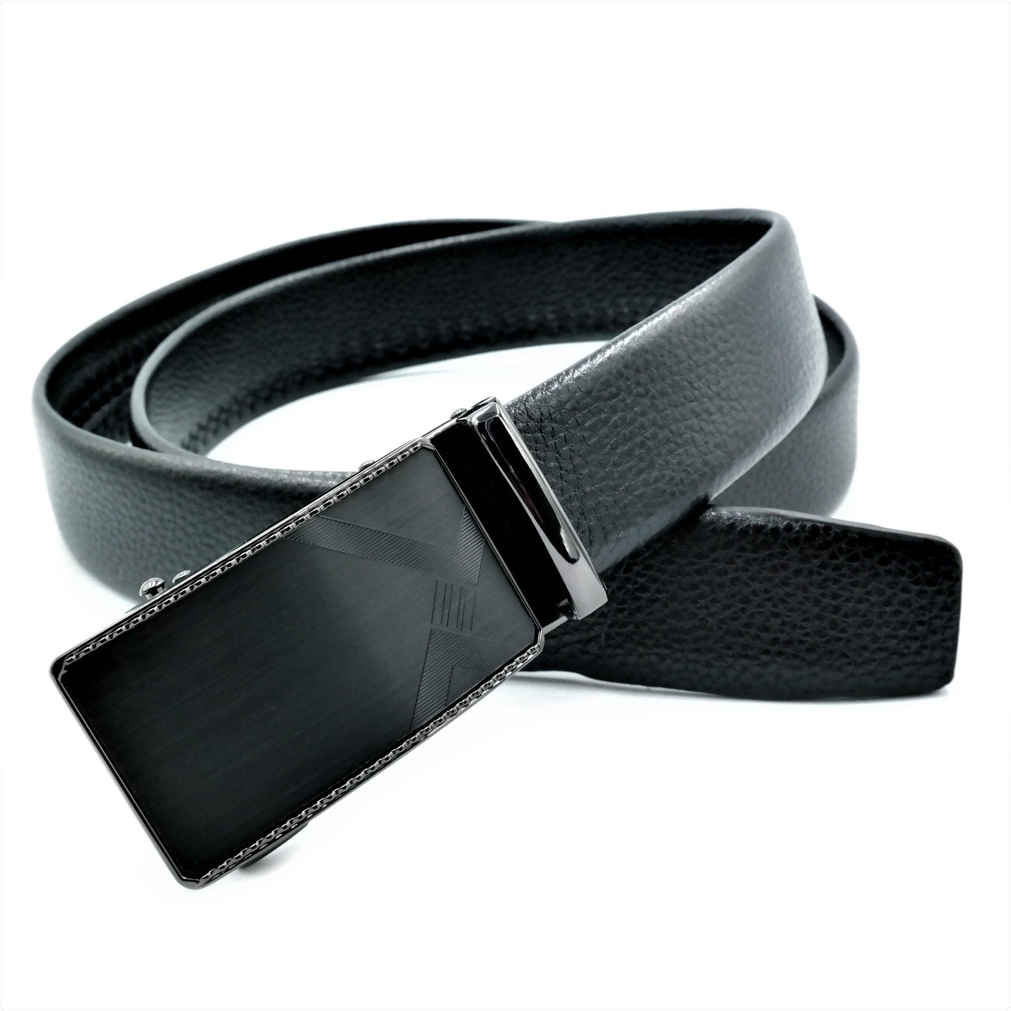 Мужской ремень Weatro Черный (nwkz-33avt-kit-013)