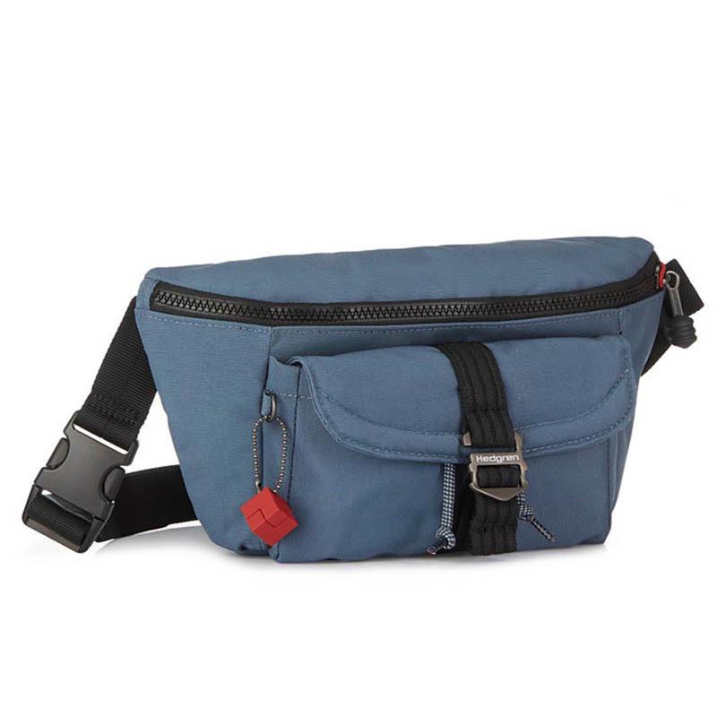 Сумка поясная Hedgren Great American Heritage Map RFID Denim Blue (HGAHR05/580-01)