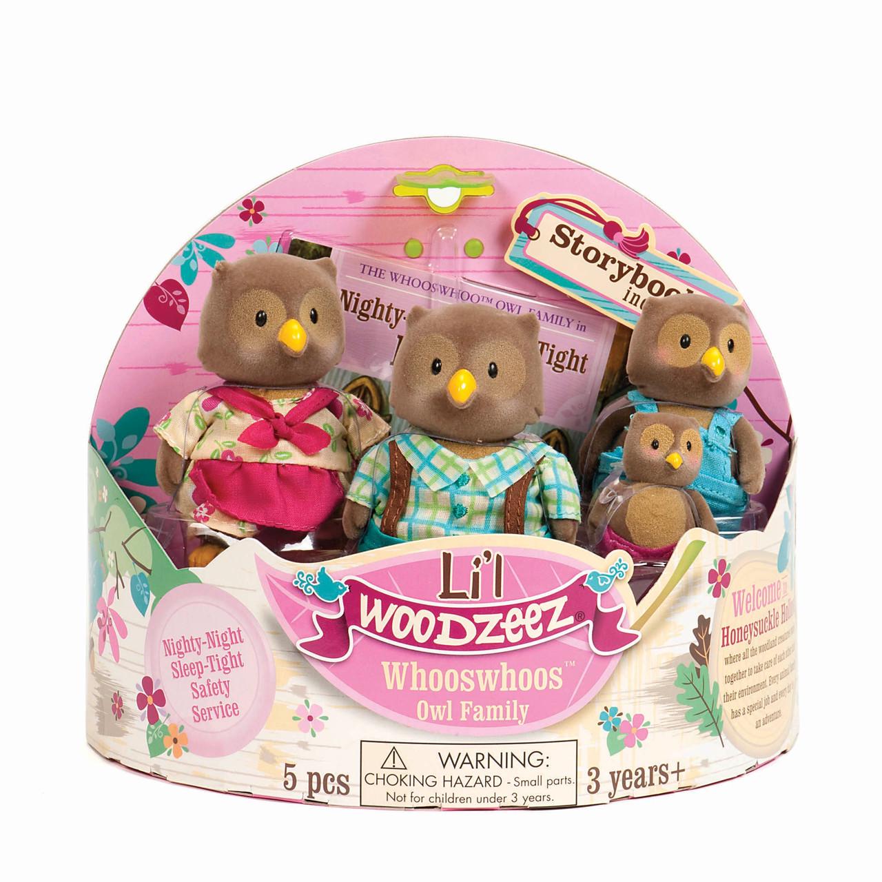 Игровой набор фигурок Li`l Woodzeez Семья сов (iz15566) - фото 2