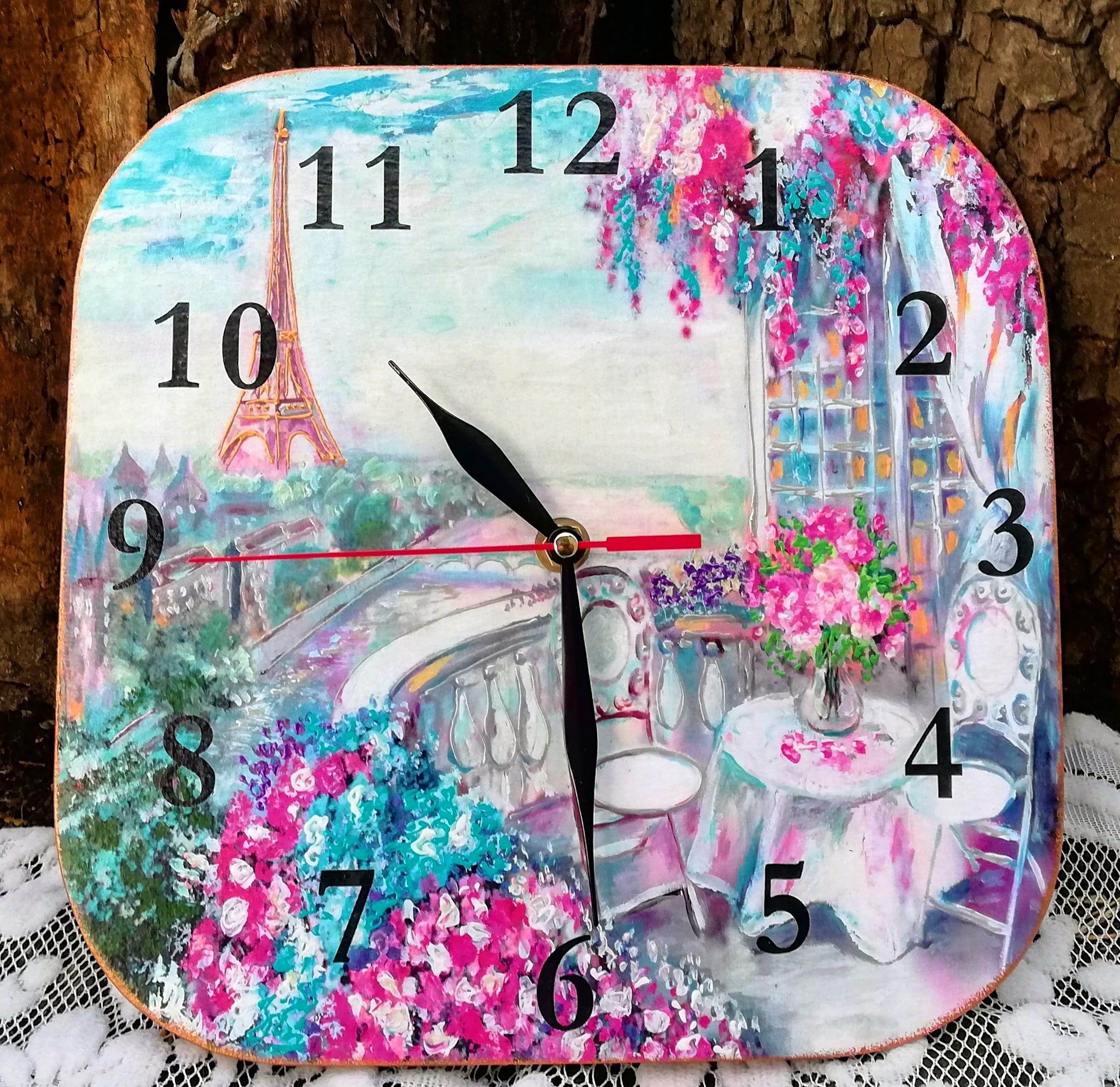 Часы настенные интерьерные Okl Gifts 25х25 см 245