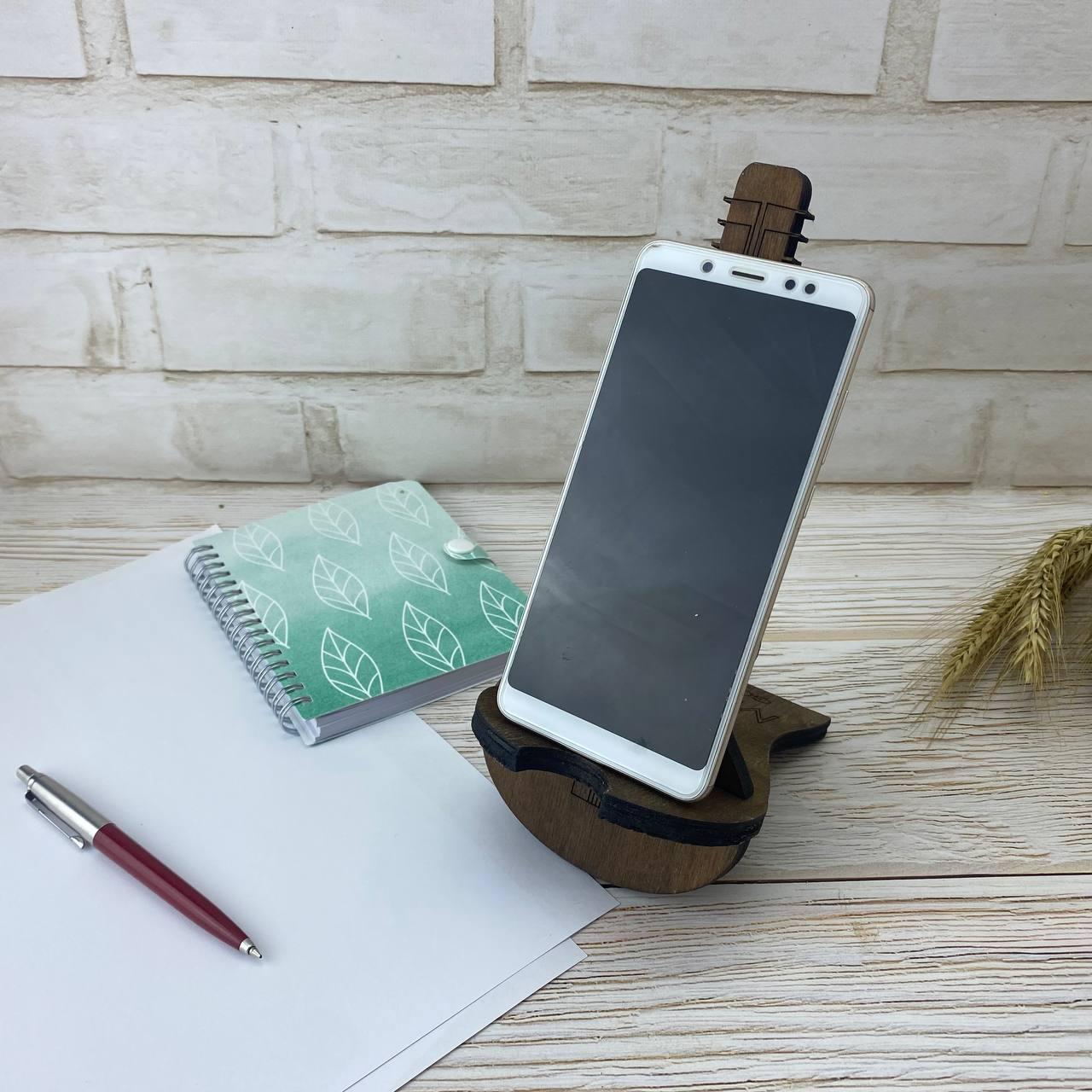 Підставка для телефону настільна Гітара з фанери (21051539) - фото 8 Підставка для телефону настільна Гітара з фанери (21051539) - фото 8