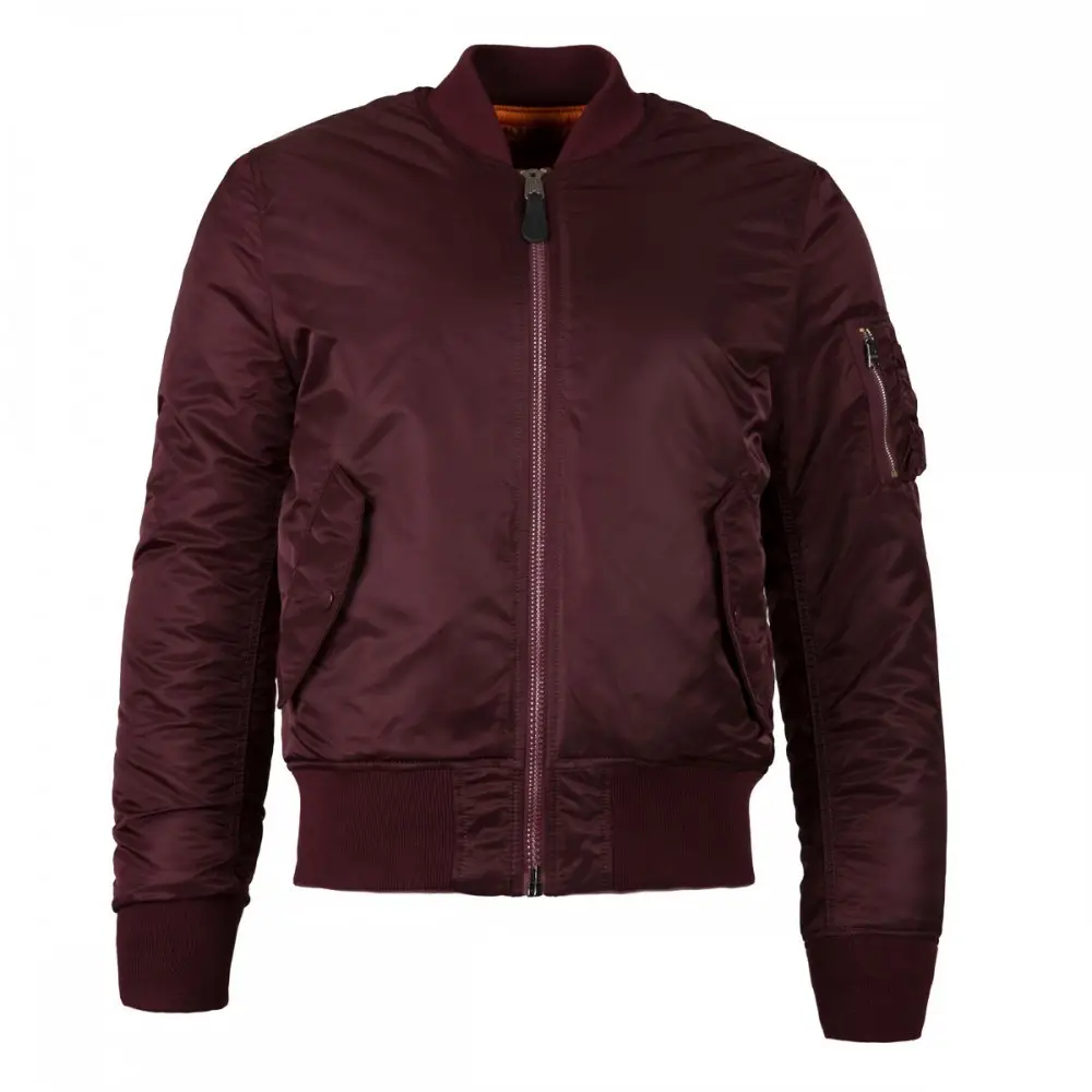 Бомбер Alpha Industries MA-1 Slim Fit Flight Jacket M Maroon (MJM44530C1MM)