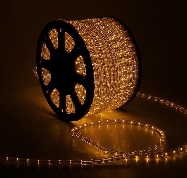 Гирлянда LED наружная герметичная Duralight 100 м с переключателем режимов Теплый Белый (30291573)