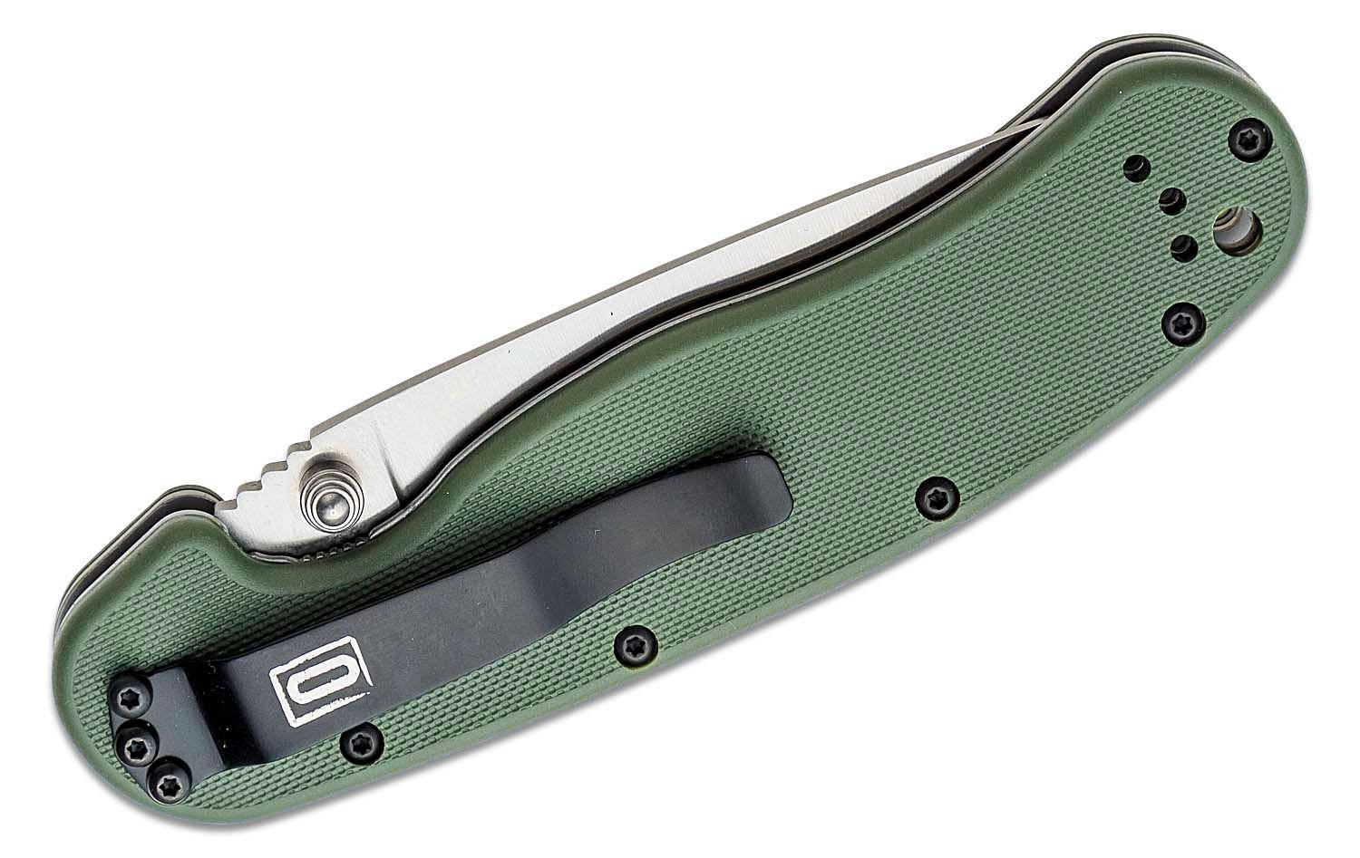 Ніж мисливський Ontario Rat 1 AUS-8 OD Green Satin (8848OD) - фото 3 Ніж мисливський Ontario Rat 1 AUS-8 OD Green Satin (8848OD) - фото 3