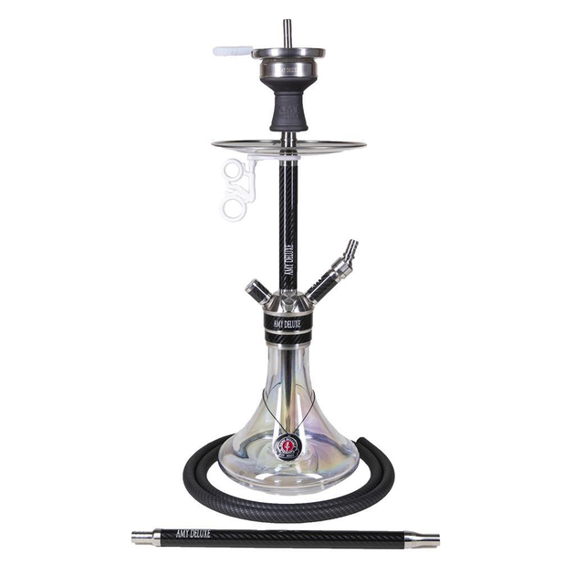 Кальян с колбой полный комплект Amy SS 21.02 Carbonica Force R S Black (BK-TR)