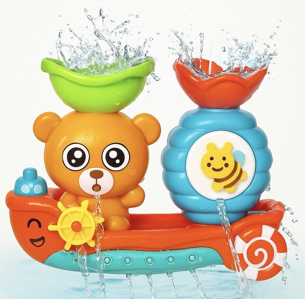 Інтерактивна водна іграшка для ванни Корабель з ведмедиком (13)
