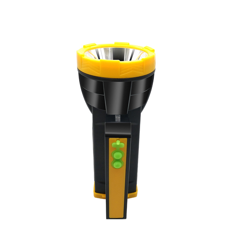 Ручной аккумуляторный фонарь XO-1200mA 3 режима влагозащищенный Черный/Желтый (79c74aff)