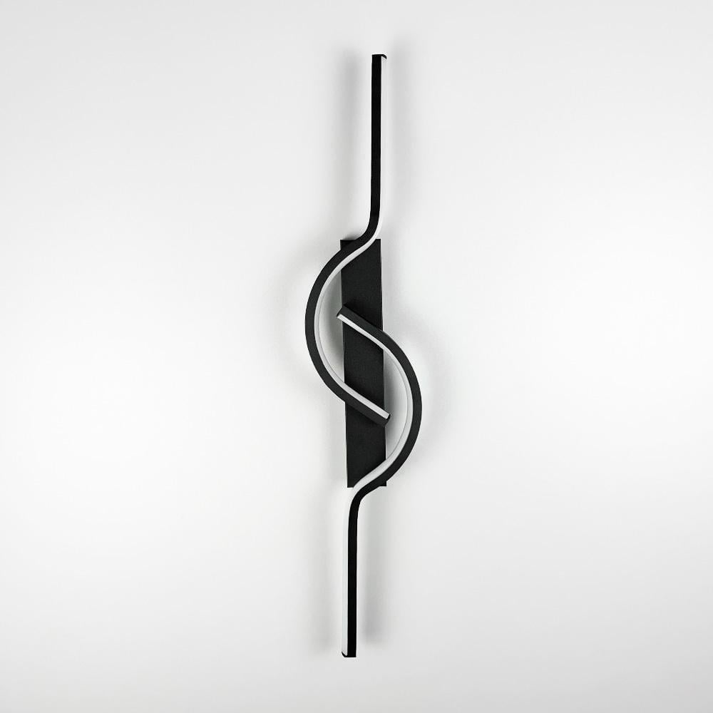 Бра настенное светодиодное Lighthouse LNF-17503 9Вт 80 см Черный