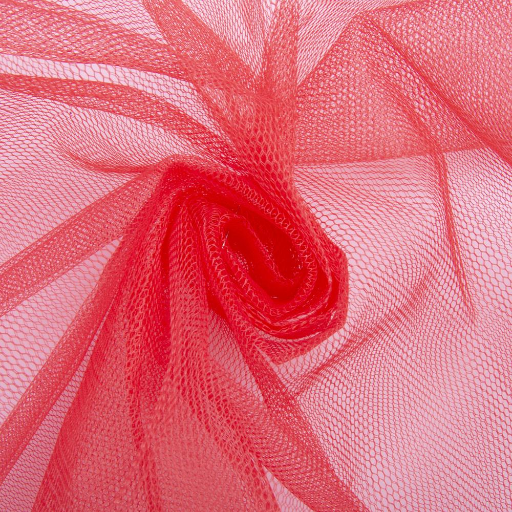 Ткань фатин 1,8 жесткий Коралл (23673)