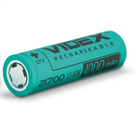 Батарейка акумуляторна Videx Li-ion 21700 без захисту 4000 mAh (29924608)
