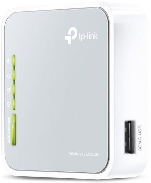 Маршрутизатор TP-Link TL-MR3020 N300 1xFE LAN/WAN Wifi 1xUsb 2,0 для 3G/4G/LTE (TL-MR3020)