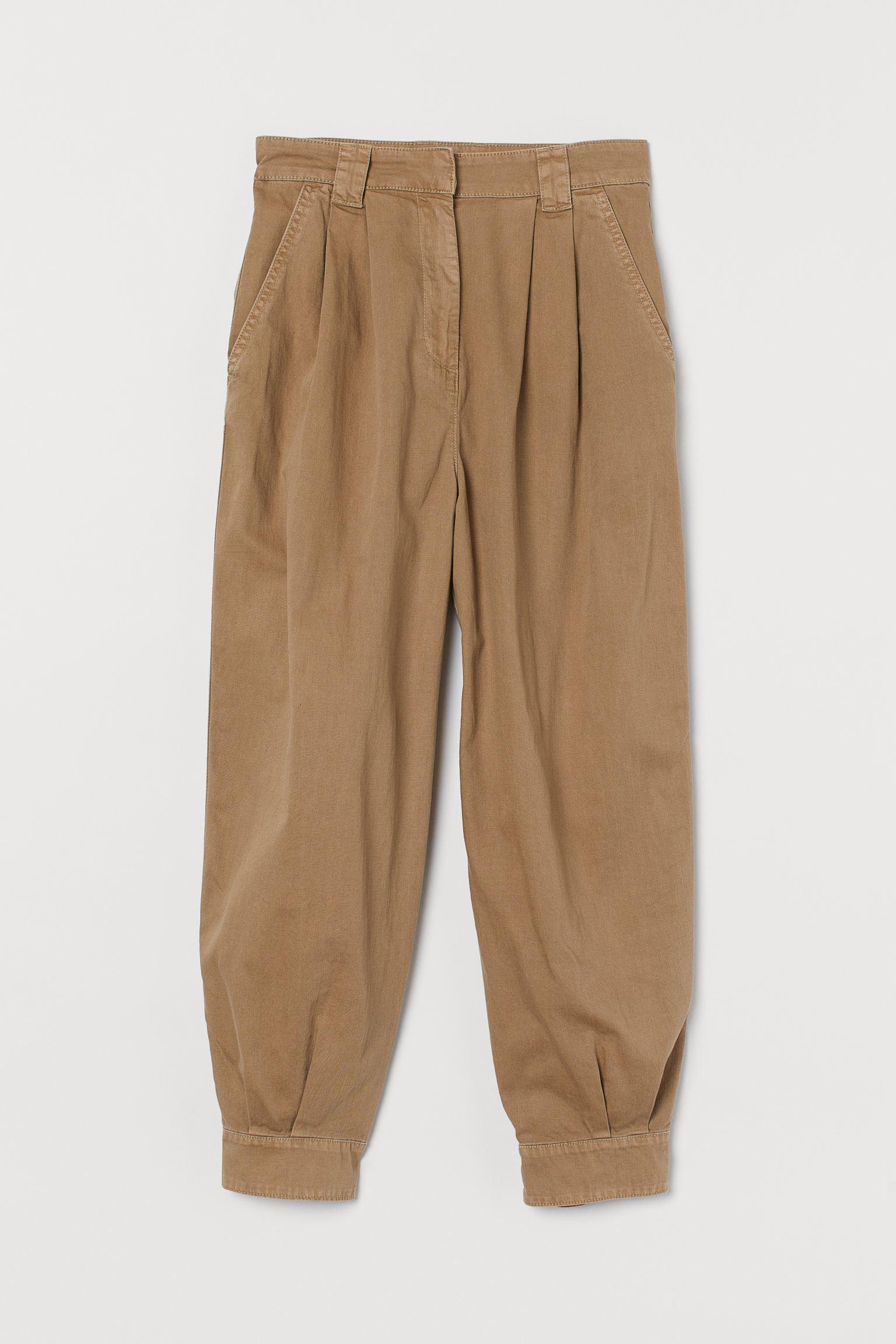 Брюки H&M р. 38 Темно-бежевий (19028817551)